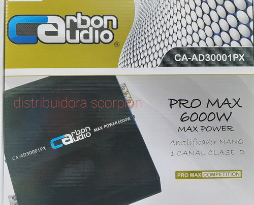Amplificador Carbon Audio 3000w Rms Clase D 30001px Pro Max