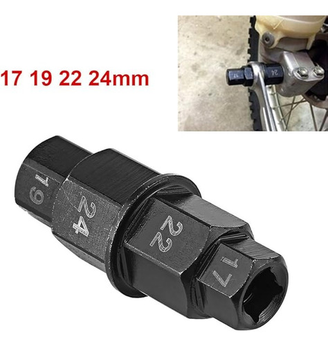 Dado Hexagonal Para Eje Delantero 17 19 22 24 Mm De Moto