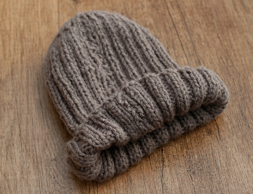 Gorro De Lana Tejido A Mano