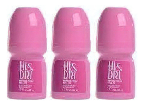 Desodorante Rollon Kit Hi&dri 50 Ml Powder Fresh 3 Unid