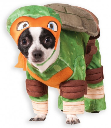 Disfraz De Miguel Ángel Tmnt Para Perro Talla: M Halloween