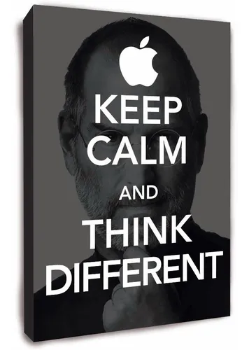 comprar Cuadro De Keep Calm And Think Different - Piensa Diferente