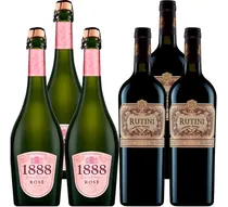 Comprar Sidra 1888 Rose + Vino Rutini Cabernet Malbec 750ml         