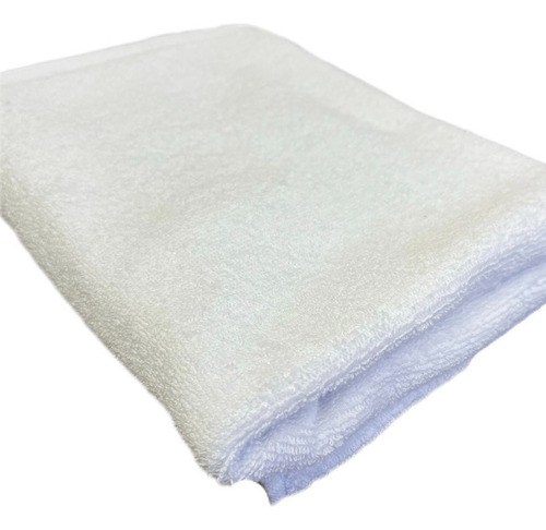 Toalla Blanca Algodón Mayoreo Medio Baño 50 Piezas