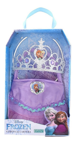 Set De Frozen Corona Y Cartera