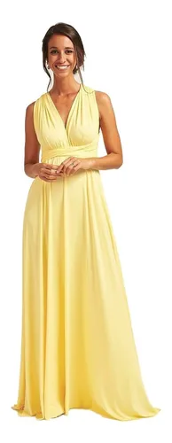 Mercado livre vestido store amarelo