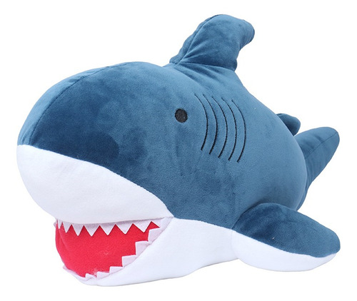 Pelúcia Miniso Blue Shark de pelúcia 50 cm