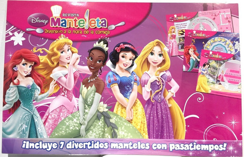 Disney  Princesas  Manteles De Papel Con Pasatiempos