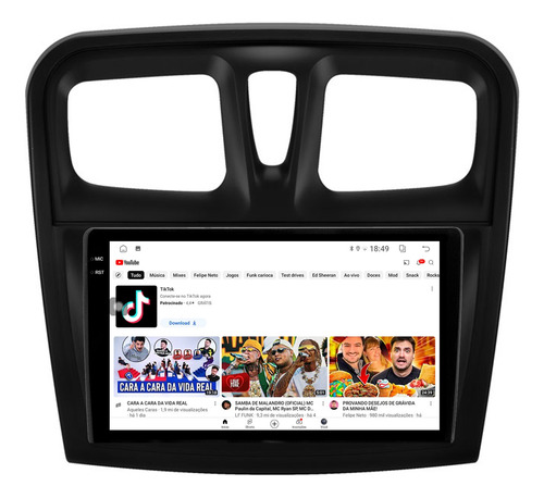 Central Multimidia Logan 15/19 9p Android 2gb 64gb Carplay
