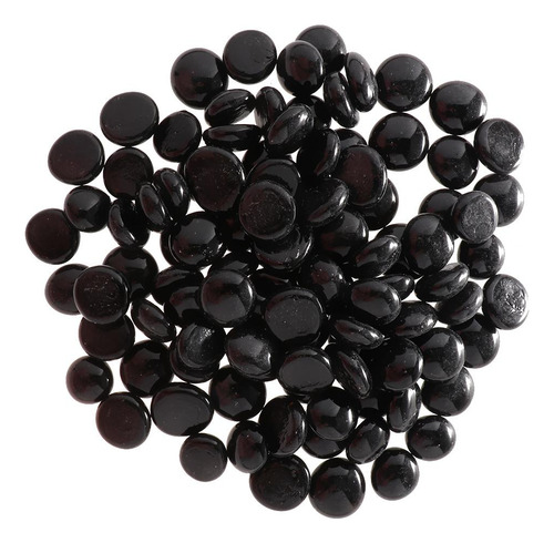100 Unids Hermosa De Peces Piedras De Cristal Piedras Negro