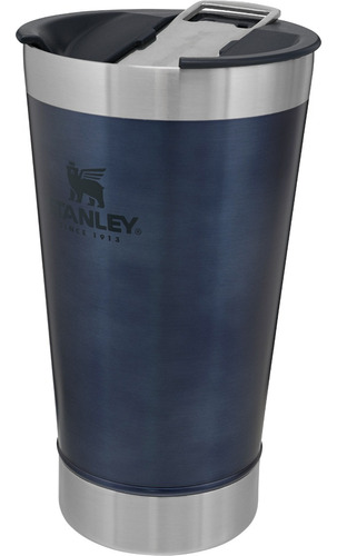 Vaso de cerveza térmica Stanley Nightfall Green de 473 ml (con tapa)