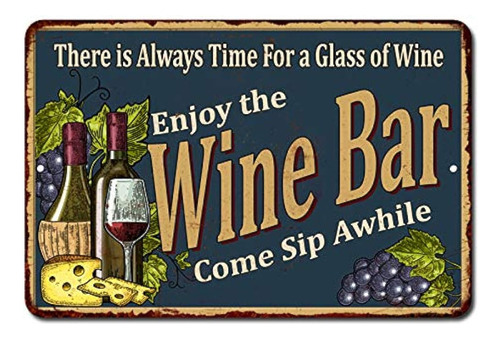 Wine Bar Sign Décor Home Signs Man Cave She Shed Decoracione