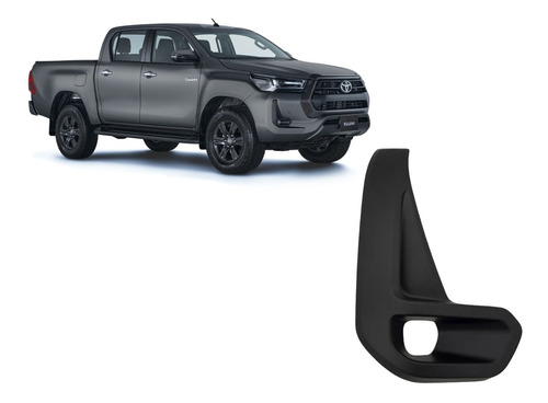 Rejilla Grilla Faro Toyota Hilux 2021 2022 2023 Mate Derecha