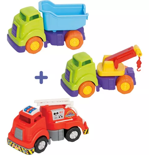 Caminhão De Brinquedo Mercotruck Com Caçamba- MERCOTOYS