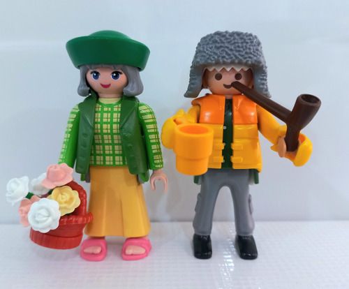 Playmobil City/ Pareja De Abuelitos!!!