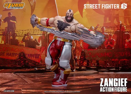 Action Figure Zangief Street Fighter 6 Boneco Storm Collect