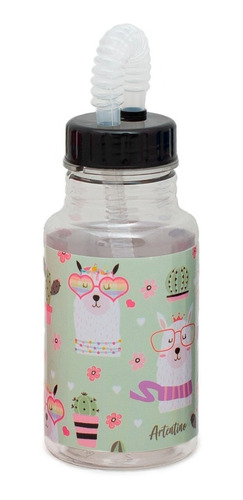Imagen 3 de 8 de Set Botella Sorbete Lonchera Valija Infantil Niños Neoprene