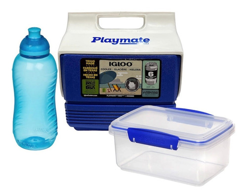 Combo Viandera Igloo + Taper Sistema 1lts + Botella 330ml