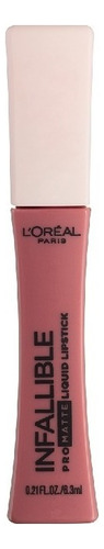 Labial L'Oréal Paris Pro Matte Infallible color dose of cocoa