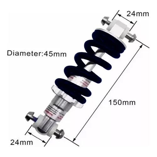 Amortiguador Monoschock Para Bicicleta 750lbs = 340kgs