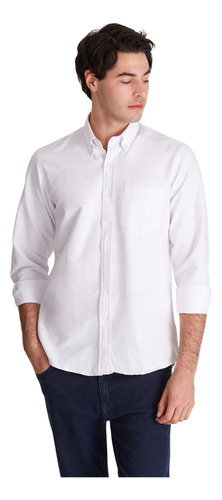 Camisa Macowens Sport Oxford Blanca Hombre 42165017