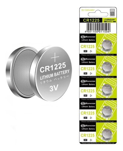 Blister Batería De Litio 3v - Pilas Cr1225