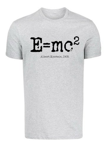 Remera Einstein Formula Logo Algodon Unisex Adulto/niño