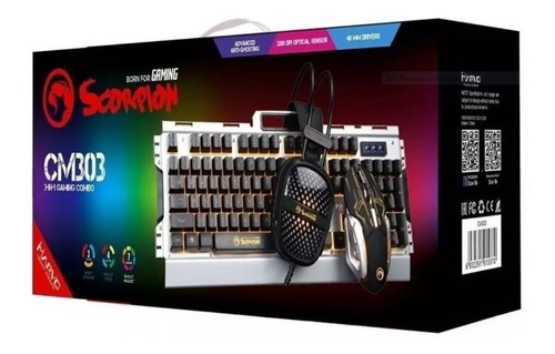 Kit Combo 3 En 1 Gaming Scorpion Marvo Cm303