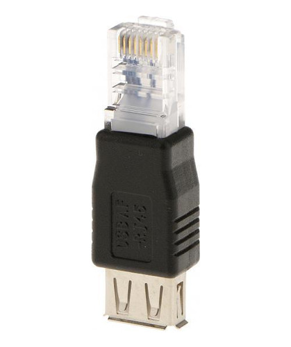 Rj45 A Usb Af Un Casquillo Adaptador De Enchufe A Lan