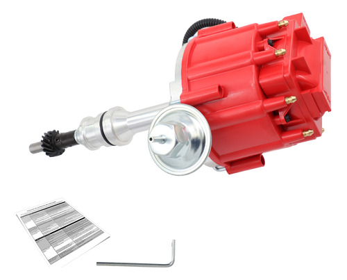 Distribuidor Para Ford Hei Con Bobina V8 351w Capa Rojo Nuev