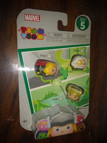 Tsum Tsum Marvel Loki Thor Odin Serie 5 En Empaque