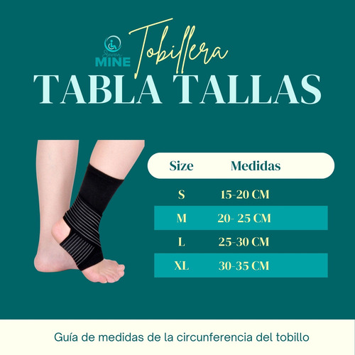 Tobillera Elástica Con Correa Ak059 | Soporte Y Compresión