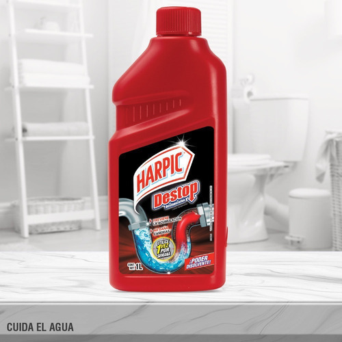 Limpiador Destapacaños Harpic Destop 1 L