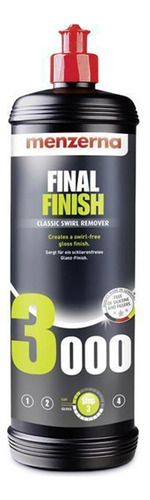 Menzerna 3000 Pulidor Final Finish 1 Litro Abrillantador Color