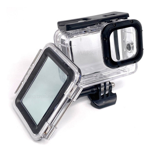 Imagen 2 de 6 de Carcasa Sumergible Case Waterproof Gopro 10 Hero 10 Black