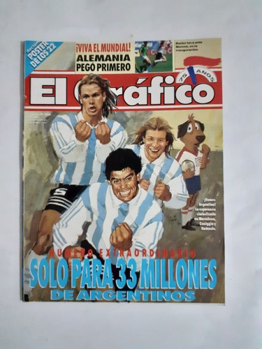 El Gráfico 3898 Mundial 1994 Alemania 1 Bolivia 0