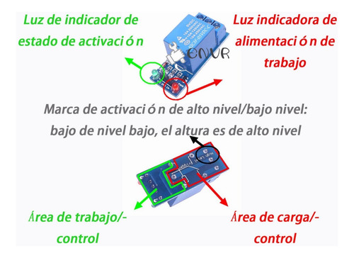 Modulo Relay 1 Canal 5v 10 Piezas