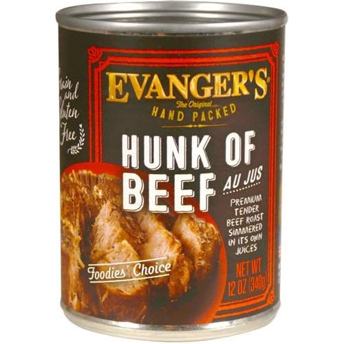 Evanger's Super Premium For Dogs Hunk Of Beef, 12 Pack