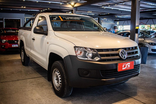Imagen 6 de 10 de Vw Amarok Startline 2.0 Tdi 4x2 90.000km 2016 Blanco