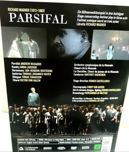 Parsifal. Richard Wagner. Ópera Completa Em 2 Dvds.