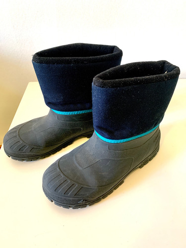 Botas Apresky Nieve Quechua Talle 34-35 Impecables Azul