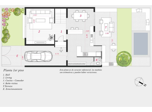 Linda Casa Pareada Alto Las Condes Remodelada (mardoñal)
