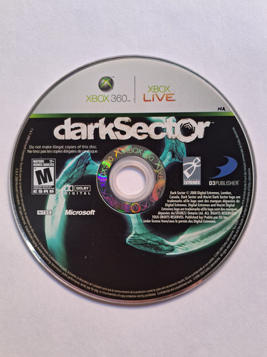 Dark Sector Xbox 360 (Reacondicionado)
