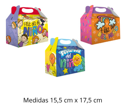 Caja Cotillón Motivo Día Del Niño.pack 12 Unds