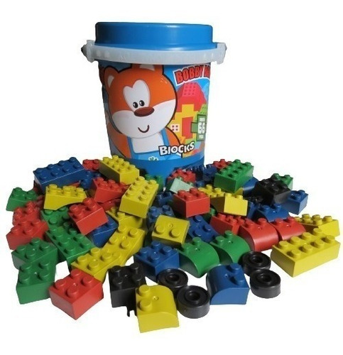 Blocos De Montar Balde Blocks Bobby Bear