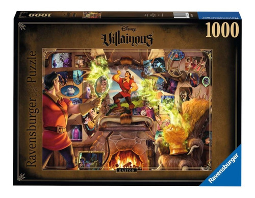 16889 Villanos Gaston Rompecabeza Ravensburger 1000 Piezas