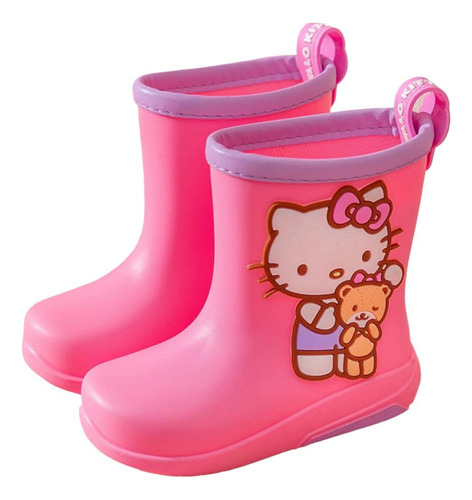 Sanrio- Botas De Lluvia Para Niña Hello Kitty 