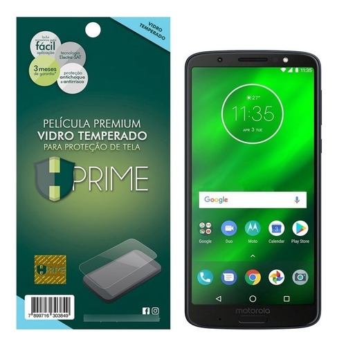 Película Premium Hprime De Vidro Temperado Moto G6 Plus