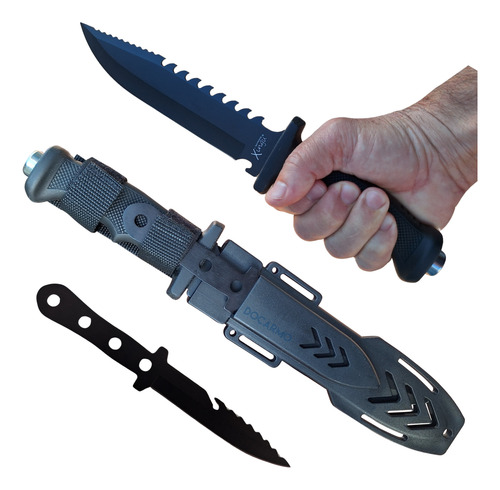 Faca Esportiva Tática Rambo +1 Faca De Arremesso Camping