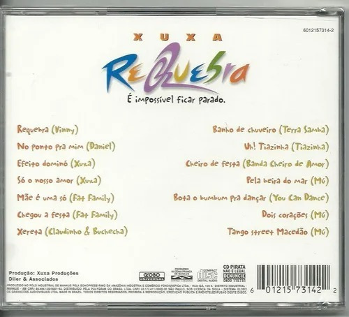 Cd Xuxa - Requebra Trilha Sonora Lacrado